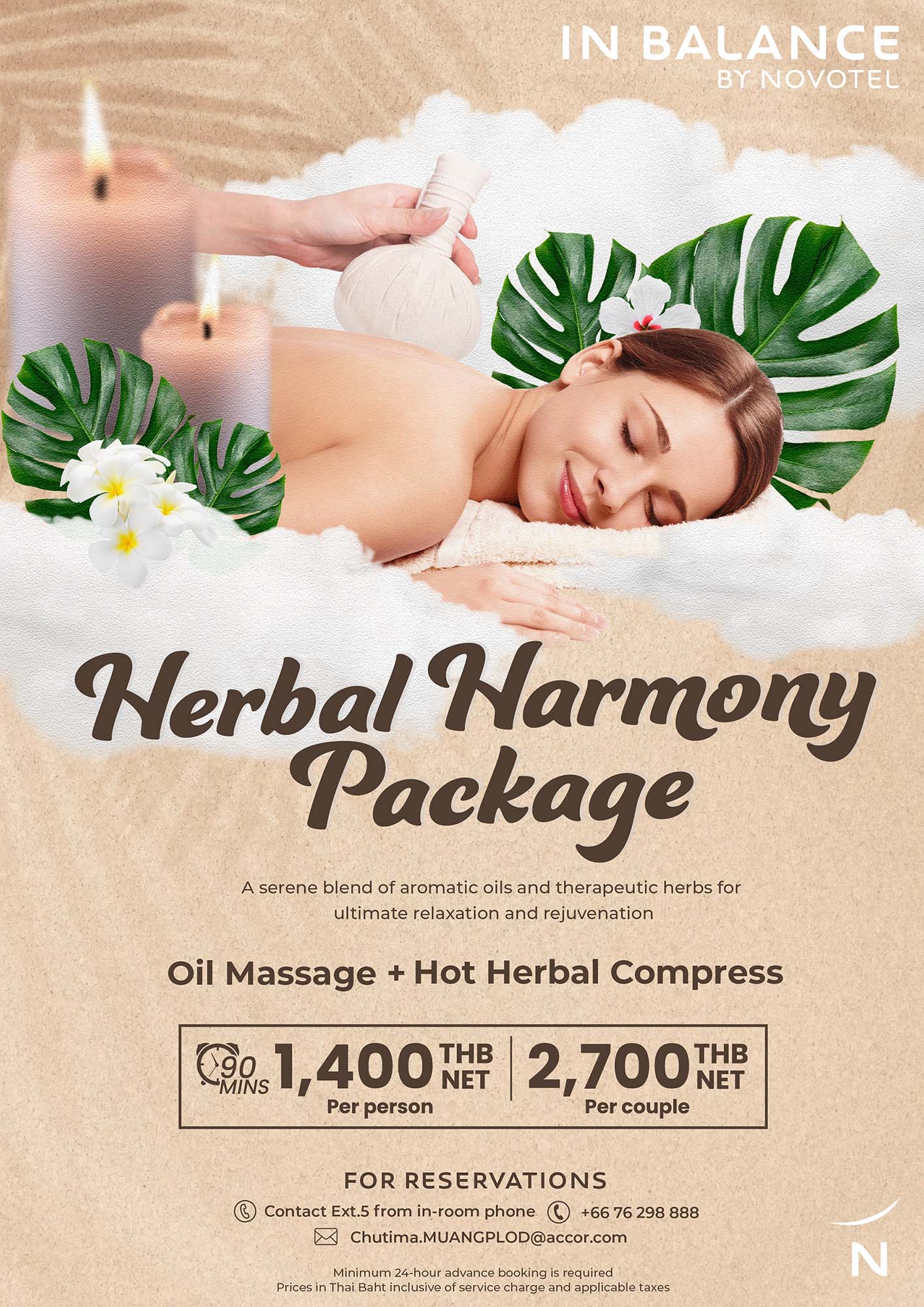 Herbal Harmony Massage Promotion of the month