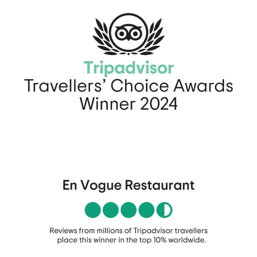 Tripadvisor Travelers Choice - En Vogue Restaurant Kata Beach